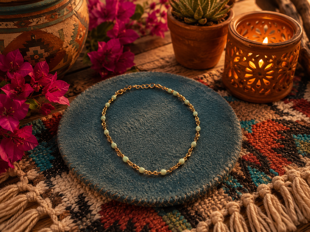 Turquoise Chain Bracelet