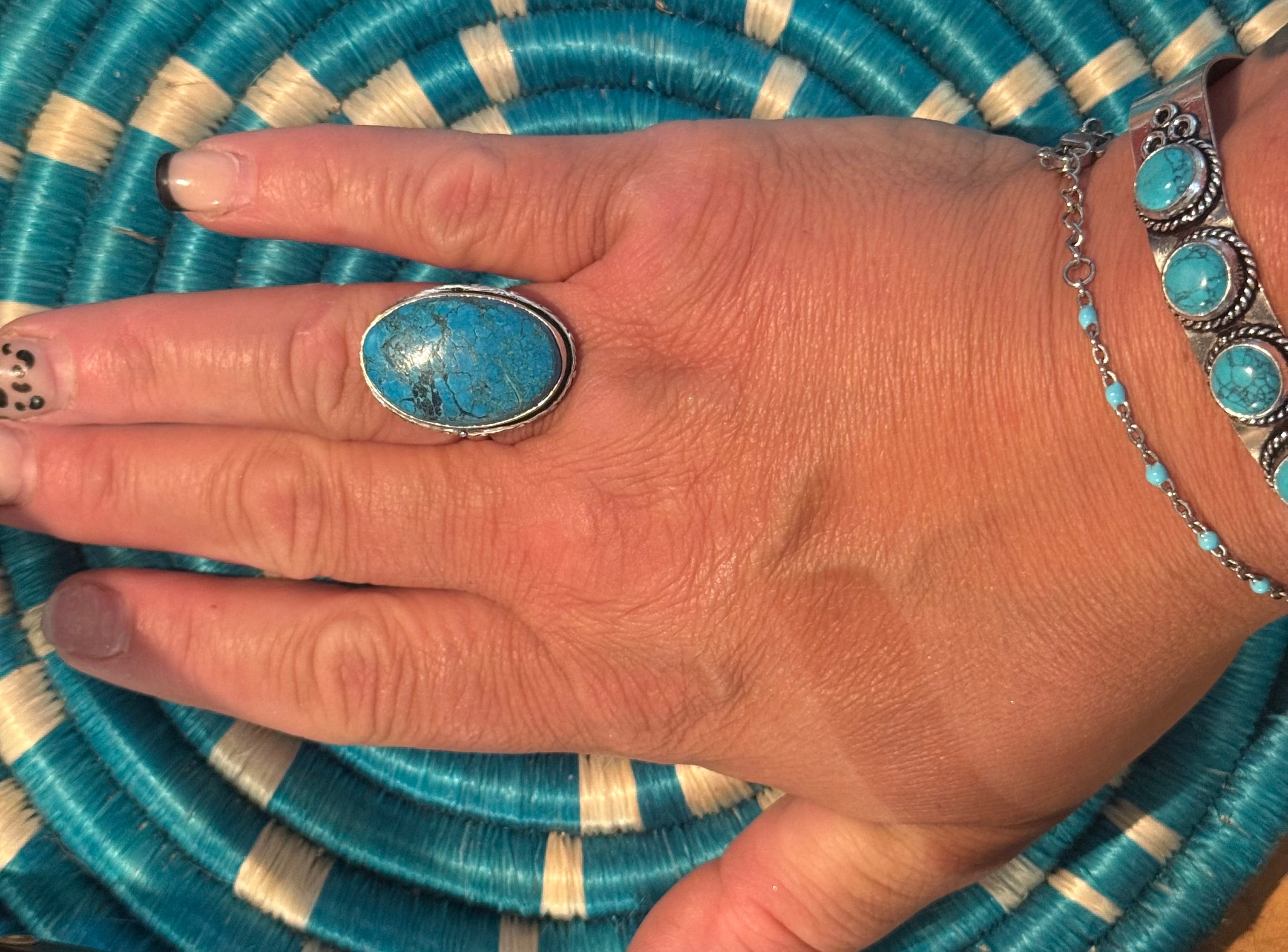 925 Sterling & Turquoise Ring
