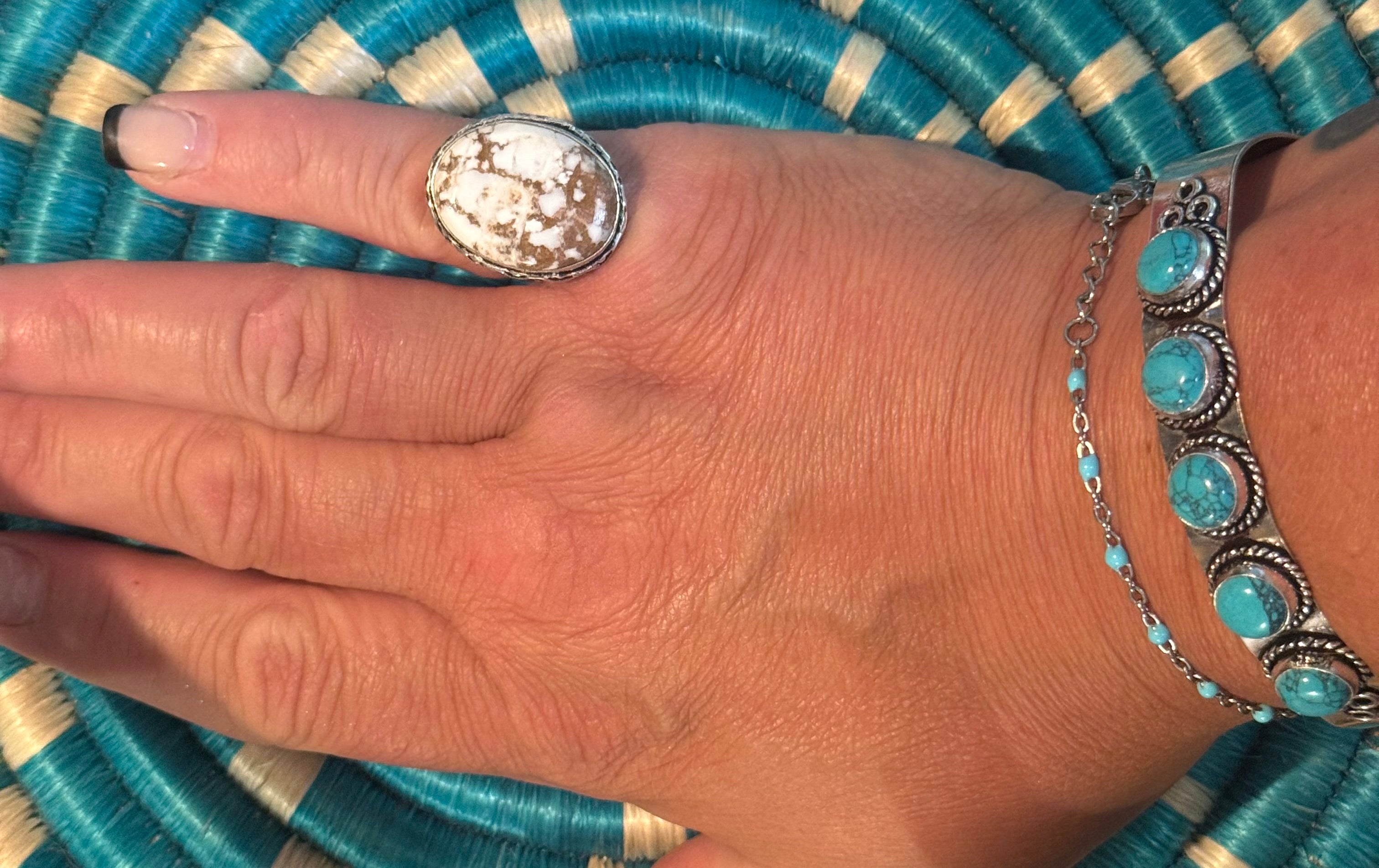 925 Sterling Silver Wild Horse Ring