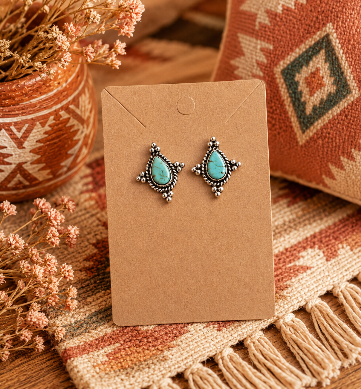 Larimar Studs