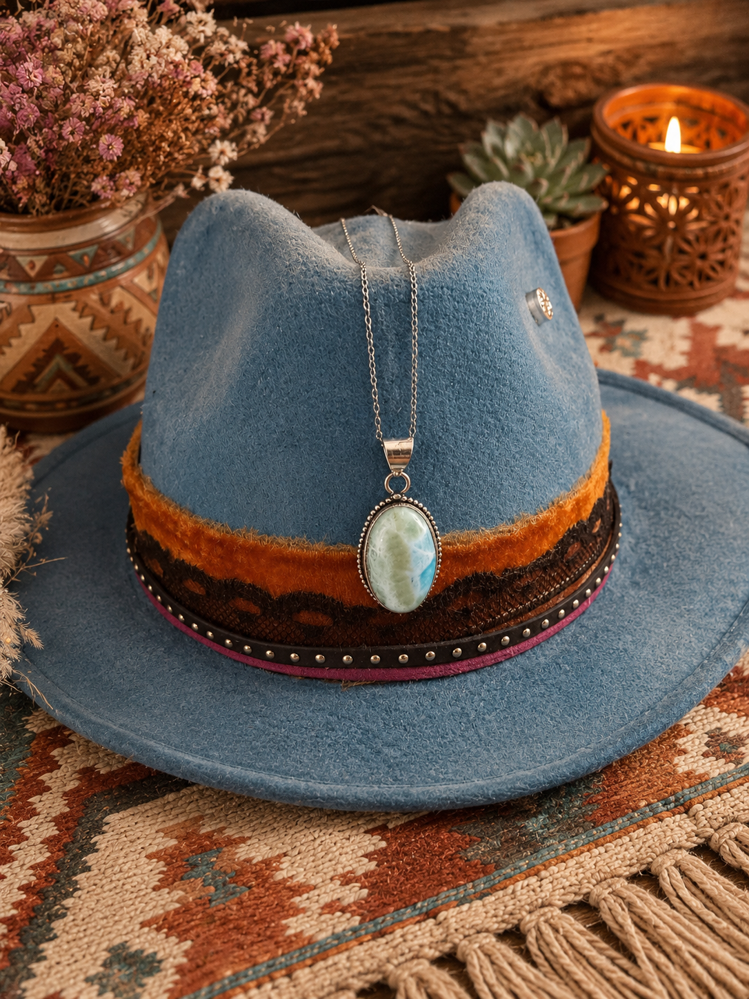 Larimar Pendant